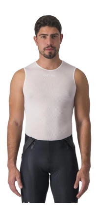 Ondershirt Castelli Men Pro Mesh 2.0 Sleeveless White