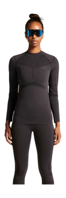 Ondershirt Craft Women Active Intensity CN LS DK Plum Strakke pasvorm