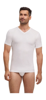 Ondershirt Falke Men Daily Climate Control V-Neck White