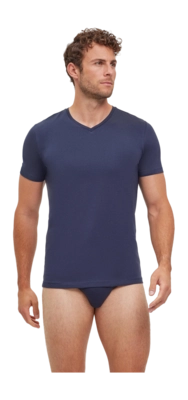 Ondershirt Falke Men Daily Comfort V-Neck Midnight (2-Pack)