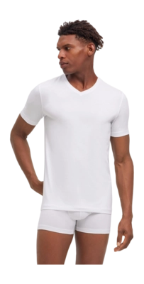 Ondershirt Falke Men Daily Comfort V-Neck White (2-Pack)