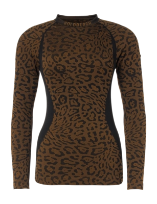 Ondershirt Goldbergh Women Feline Baselayer LS Jaguar