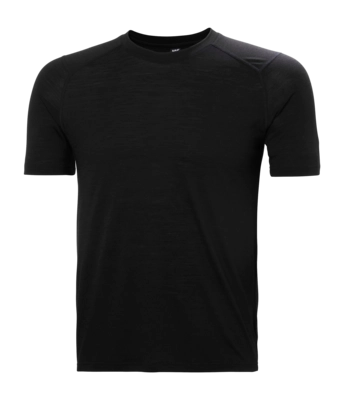 Ondershirt Helly Hansen Men HH Durawool T-Shirt Black Regular Fit