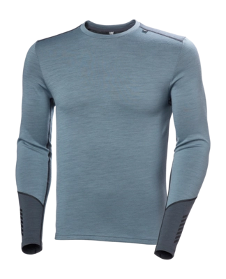 Ondershirt Helly Hansen Men Lifa Merino Midweight Crew Washed Navy Fitted
