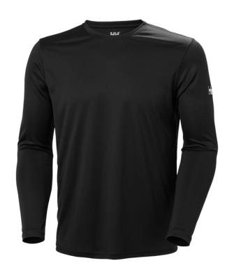 Ondershirt Helly Hansen Men Tech Crew LS 2.0 Ebony Regular fit