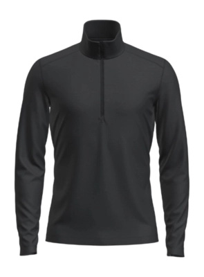 Ondershirt Icebreaker Men 200 Oasis LS Half Zip Black
