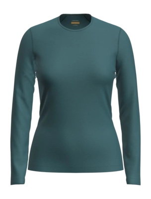 Ondershirt Icebreaker Women 200 Oasis LS Crewe Tidal Teal