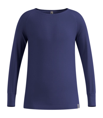 Ondershirt Odlo Kids Unisex Active Warm Skipper Blue Fitted