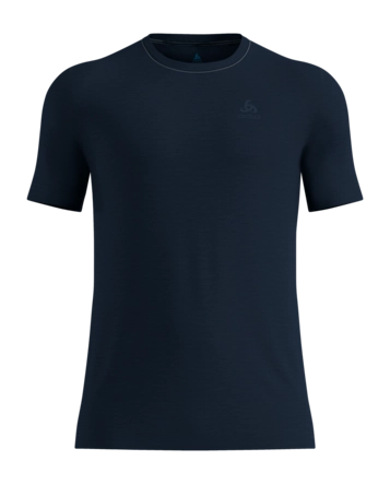 Ondershirt Odlo Men Merino 160 Dark Sapphire Fitted