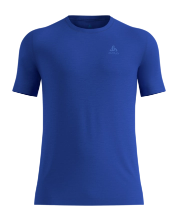 Ondershirt Odlo Men Merino 160 Dazzling Blue Fitted
