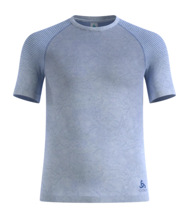 Ondershirt Odlo Men Performance Light - Rain Dye Dazzling Blue Slim Fit