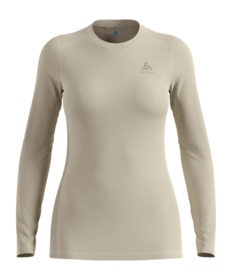 Ondershirt Odlo Women Merino 160 Agate Gray Fitted