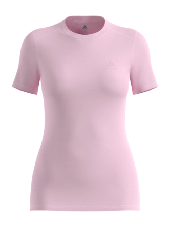 Ondershirt Odlo Women Merino 160 Hyper Pink Fitted
