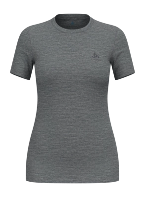 Ondershirt Odlo Women Natural Merino 160 Steel Grey Melange Aansluitend