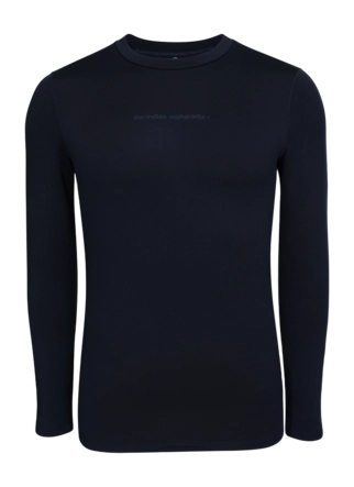 Ondershirt The Indian Maharadja Kids Thermo Longsleeve Navy Slim fit