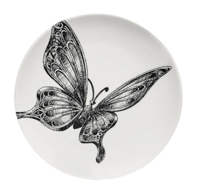 Ontbijtbord Serax Butterfly Unity White 12 cm