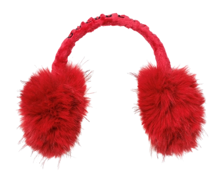 Oorwarmers Goldbergh Women Fluffy Flame Imitatiebont