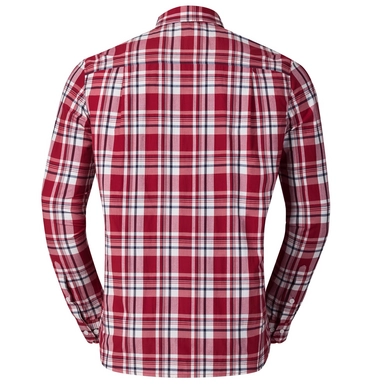 Blouse Odlo Mens Longsleeve Anmore Jester Red White