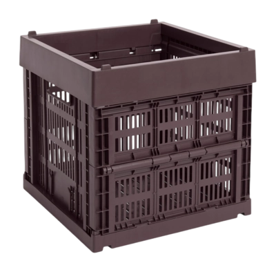 Opbergbox HAY Colour Crate Cube Bordeaux