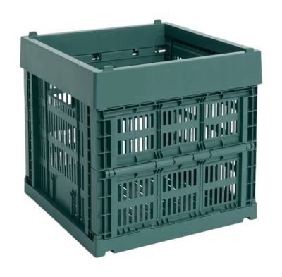 Opbergbox HAY Colour Crate Cube Dark Green
