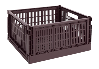 Opbergbox HAY Colour Crate Large Square Bordeaux
