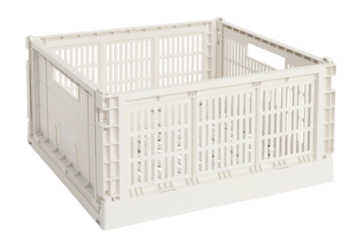 Opbergbox HAY Colour Crate Large Square Off-White