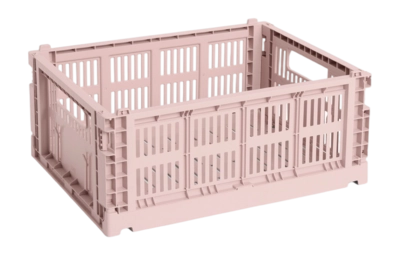 Opbergbox HAY Colour Crate Medium Blush