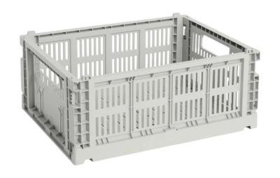Opbergbox HAY Colour Crate Medium Grey