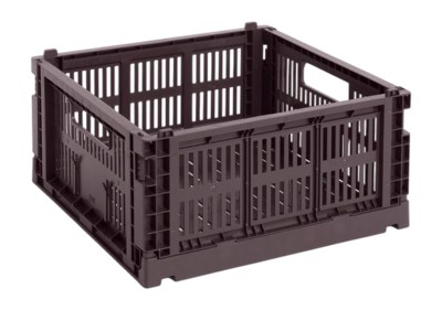 Opbergbox HAY Colour Crate Medium Square Bordeaux