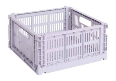 Opbergbox HAY Colour Crate Medium Square Lavender