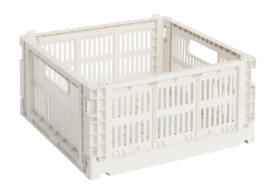 Opbergbox HAY Colour Crate Medium Square Off-White