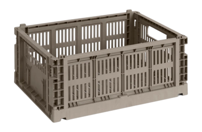 Opbergbox HAY Colour Crate Medium Warm Grey