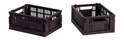 Opbergbox HAY Colour Crate Mini Bordeaux (Set van 2)