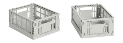 Opbergbox HAY Colour Crate Mini Grey (Set van 2)