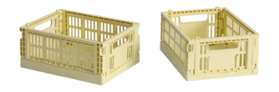 Opbergbox HAY Colour Crate Mini Light Yellow (Set van 2)