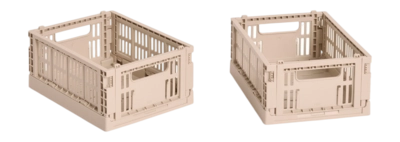 Opbergbox HAY Colour Crate Mini Powder (Set van 2)