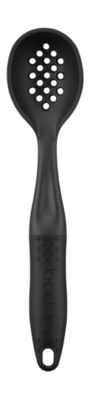 Opscheplepel Bodum Bistro Met Gaatjes Zwart 29 cm