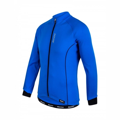 Fietsshirt Santini Men Ora Long Sleeve Blue