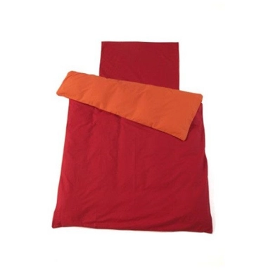 Parure de Lit Jollein Orange/ Rouge Coton