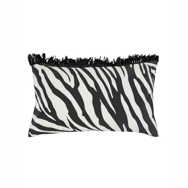 Coussin Covers & Co Oryn Cushion Black/white (30 x 50 cm)