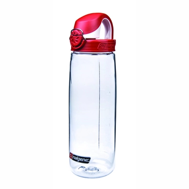 Trinkflaschen Nalgene OTF 650 ml Transparent Rot
