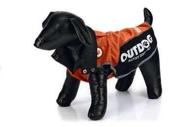 Honden Regenjas Beeztees Outdog Oranje