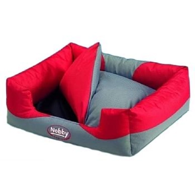 Hondenkussen Nobby Outdoor Bed Rood, Grijs