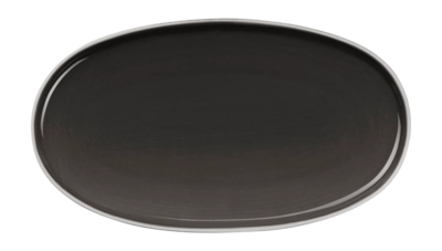 Ovaal Bord ASA Selection Semana Caviar Anthracite 28,5 x 16 cm