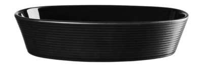 Ovenschaal ASA Selection Kitchen'art Oval Black 25 x 18 cm