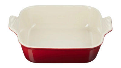 Ovenschaal Le Creuset Heritage Vierkant Kersenrood 23 cm