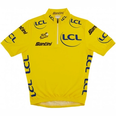 Fahrradtrikot Santini Tour De France Overall Leader Jersey Yellow Kinder