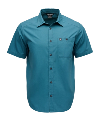 Overhemd Black Diamond Men Wingate SS Shirt Creek Blue Regular Fit