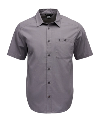 Overhemd Black Diamond Men Wingate SS Shirt Steel Grey Regular Fit