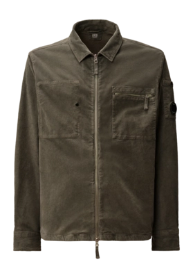 Overhemd CP Company Men Corduroy Lens Gunmetal